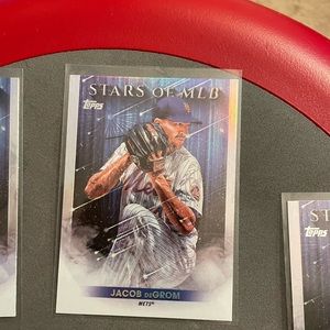 Jacob Degrom 2022 stars of MLB topps card
